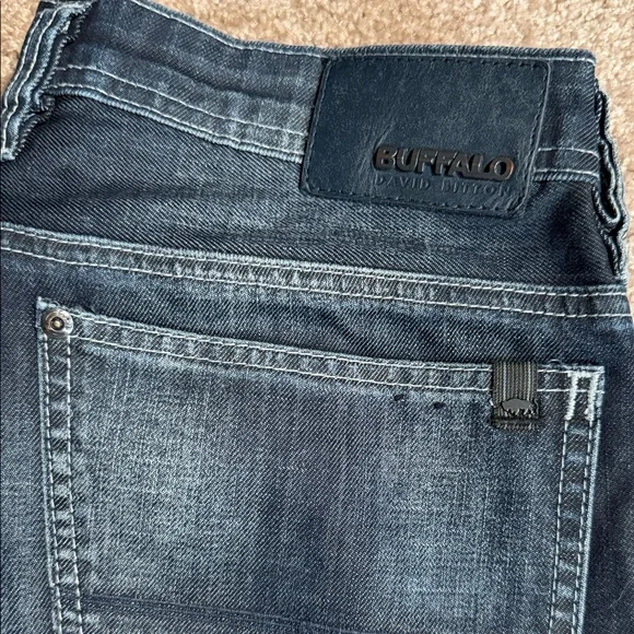 Buffalo David Bitton Men's Deep Indigo Jeans#068 - Picture 4 of 13